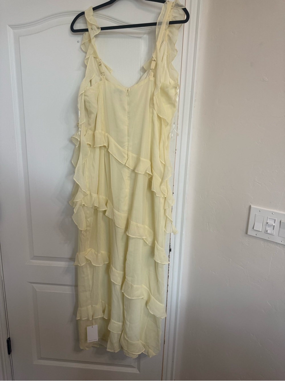 Yellow Ruffle dress - Picture 3 of 4